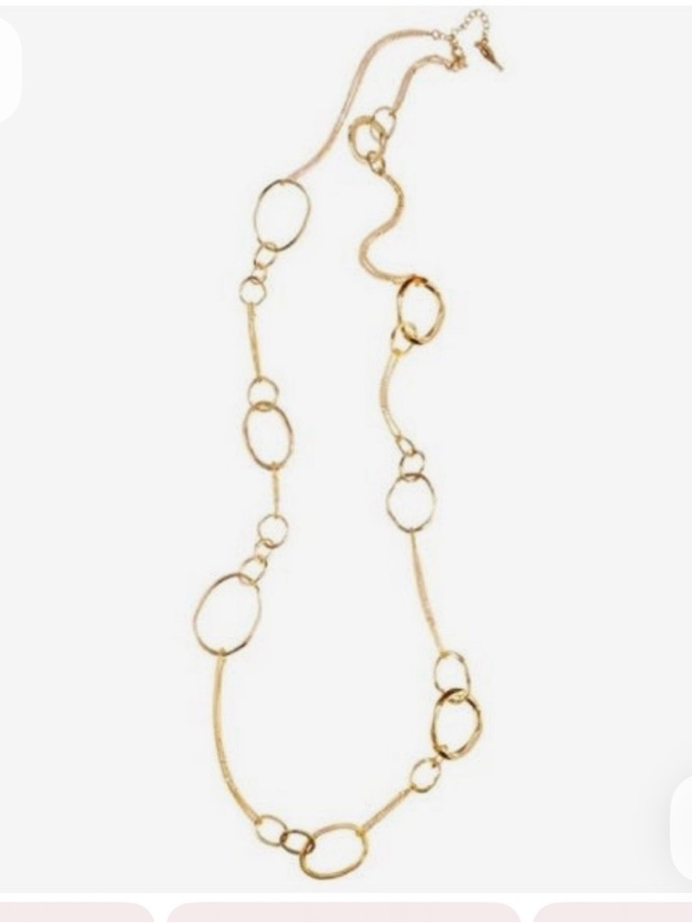 Chloe + Isabel Long Organic Link Chain necklace